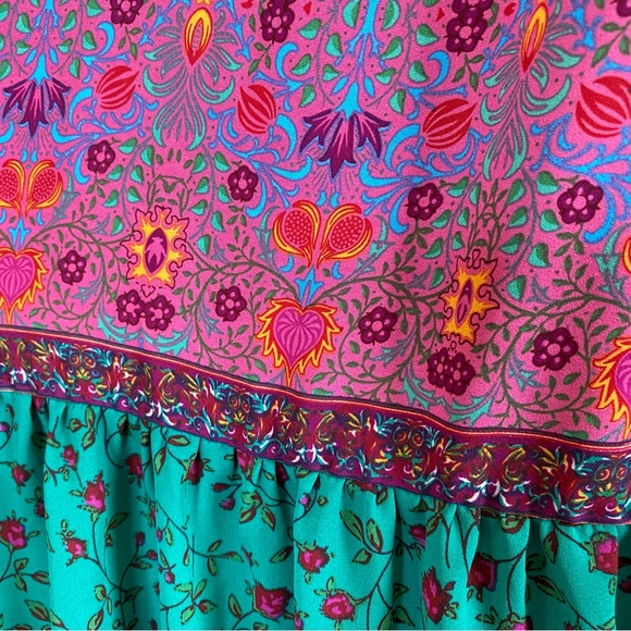 Dalia | Colorful Printed Maxi Dress - Picture 6 of 7